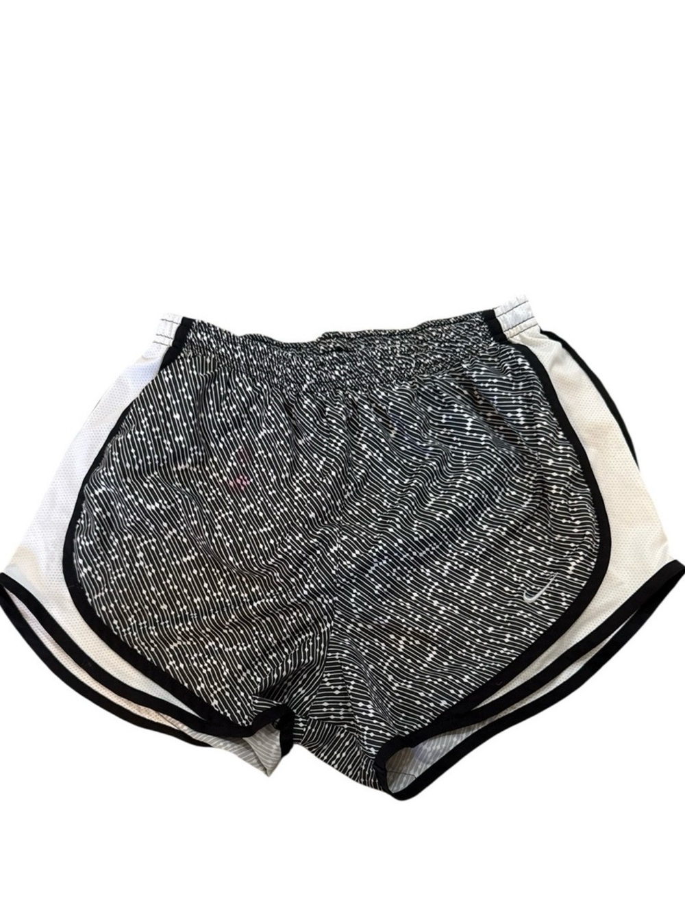 Nike Dri-FIT Black Tempo Running Shorts Size S (pink marker stain on front)